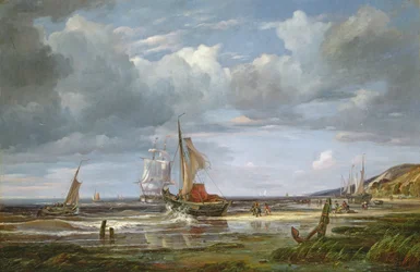 The Elbe at Blankenesee, 1844